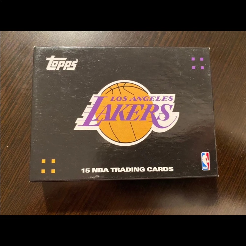 LA Lakers 60th anniversary team set Kobe Bryant NBA Topps Game Exclusive
